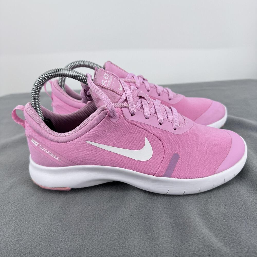 Nike Flex Experience RN 8 GS Pink Running‎ Shoes Youth 6 Y Womens 7.5 AQ2248-600